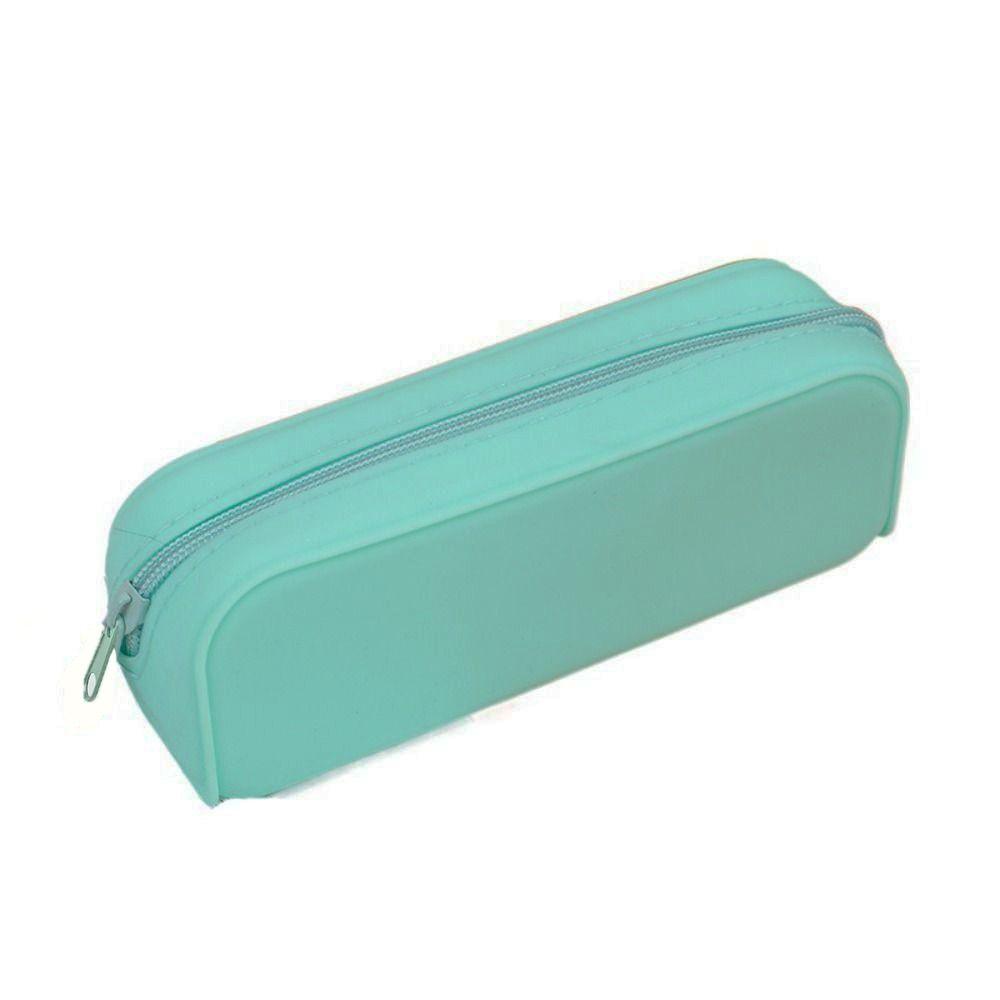 Waterproof Silicone Pencil Case Large Capacity Stationery Storage Pouch Stationery Bag  Student