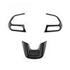 3Pcs/Set ABS Steering Wheel Trim Sticker for Jeep Renegade 2015-2021 Car Interior Decoration for Jeep Compass 2017-2020
