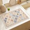 Boho Style Dish Drying Mat Coffee Mat Dish Drying Mat Super Absorbent Dish Drying Pad Kitchen Mat Coffee Machine Pad