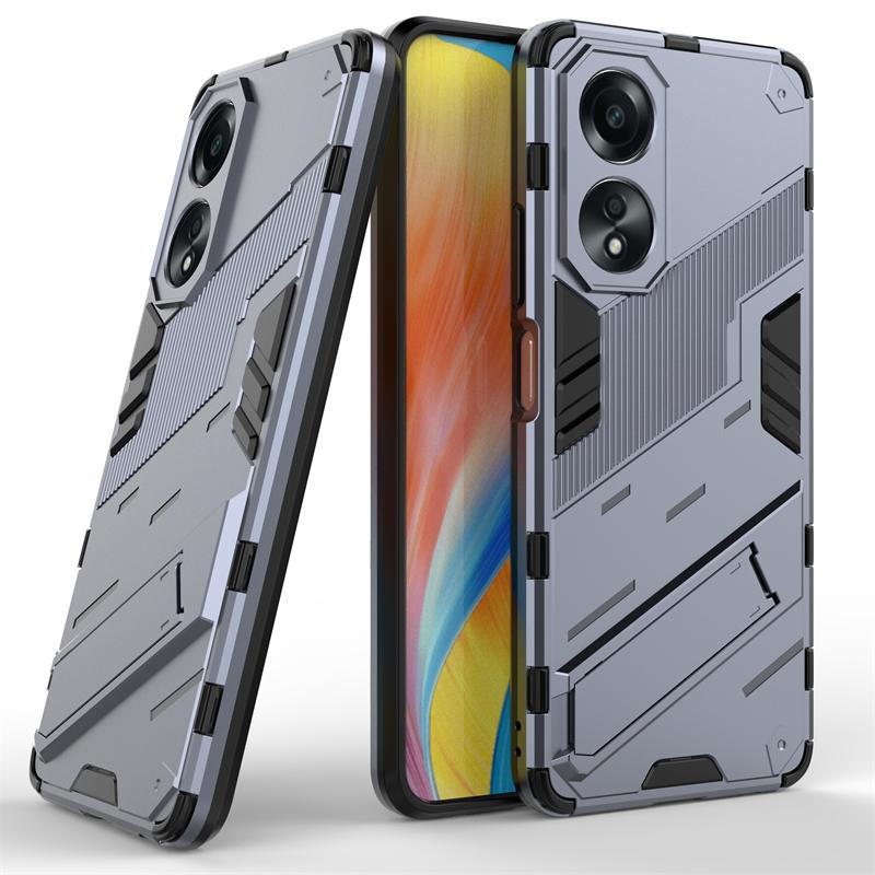 For OPPO A58 4G Case Cover OPPO A58 4G Capas New Shockproof Back Bumper Armor Kickstand Back Holder Cover For OPPO A58 4G Fundas