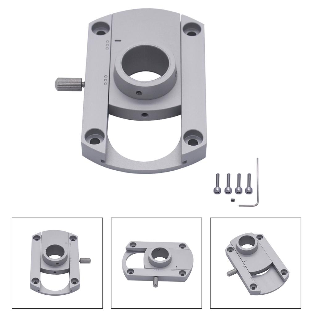 Portable Audio Accessory Aluminum Alloy Conversion Arm Metal HiFi-SME Plate 20mm Hole for Old Record Gramophone
