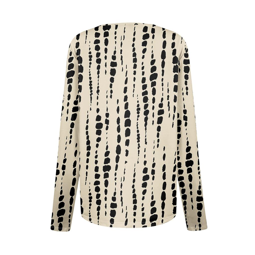 Damen Langarmshirts Grafik-T-Shirts Lässige Basic-Tops Pullover