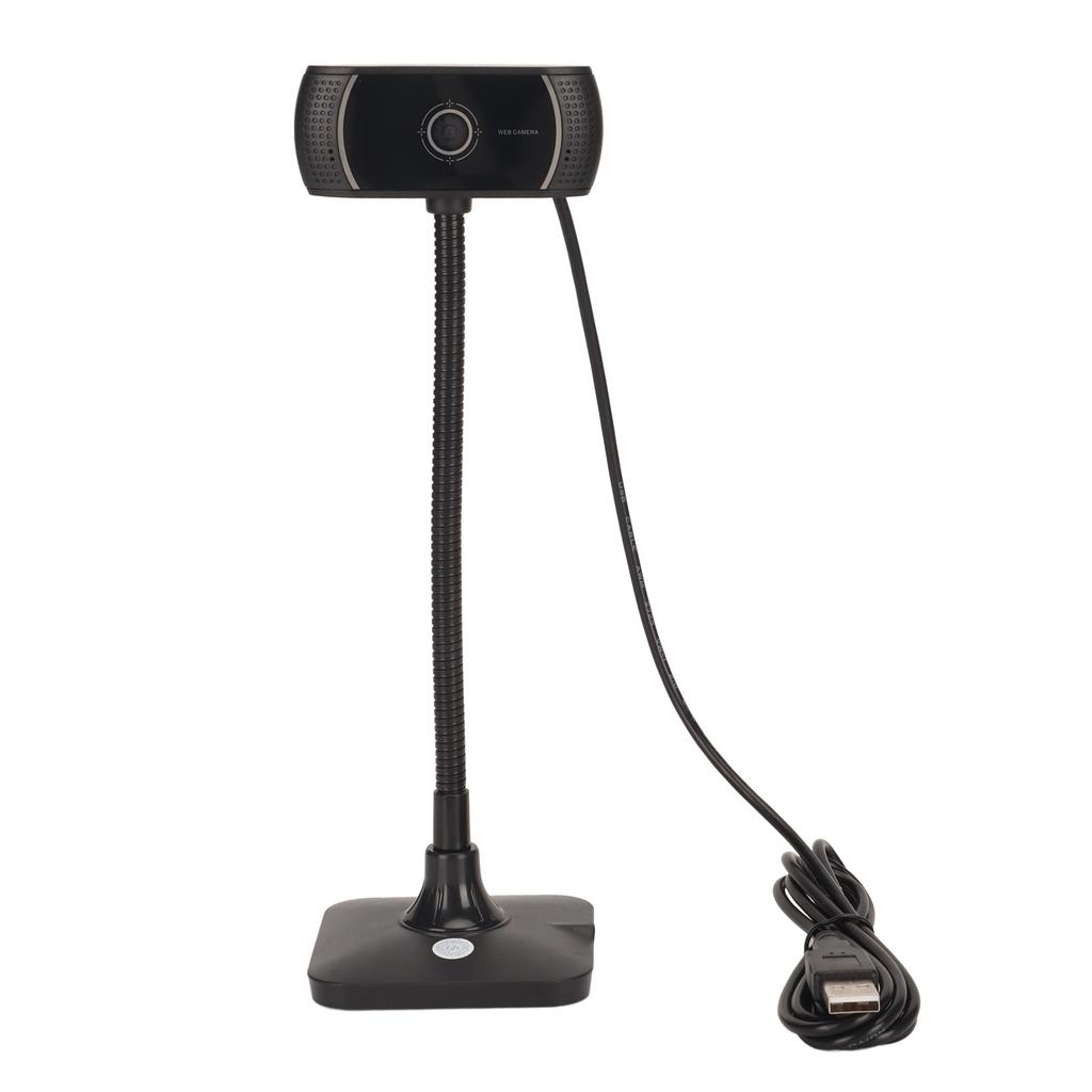 C185 HD Webcam Noise Reduction 60 Degree View 360 Degree Rotation 30 Fps Webcam for Video Live Streaming Conference