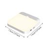 Square LED Night Light Rechargeable Wireless Motion Sensor Light Human Induction Large Smooth Surface Wall Lamp Toilet