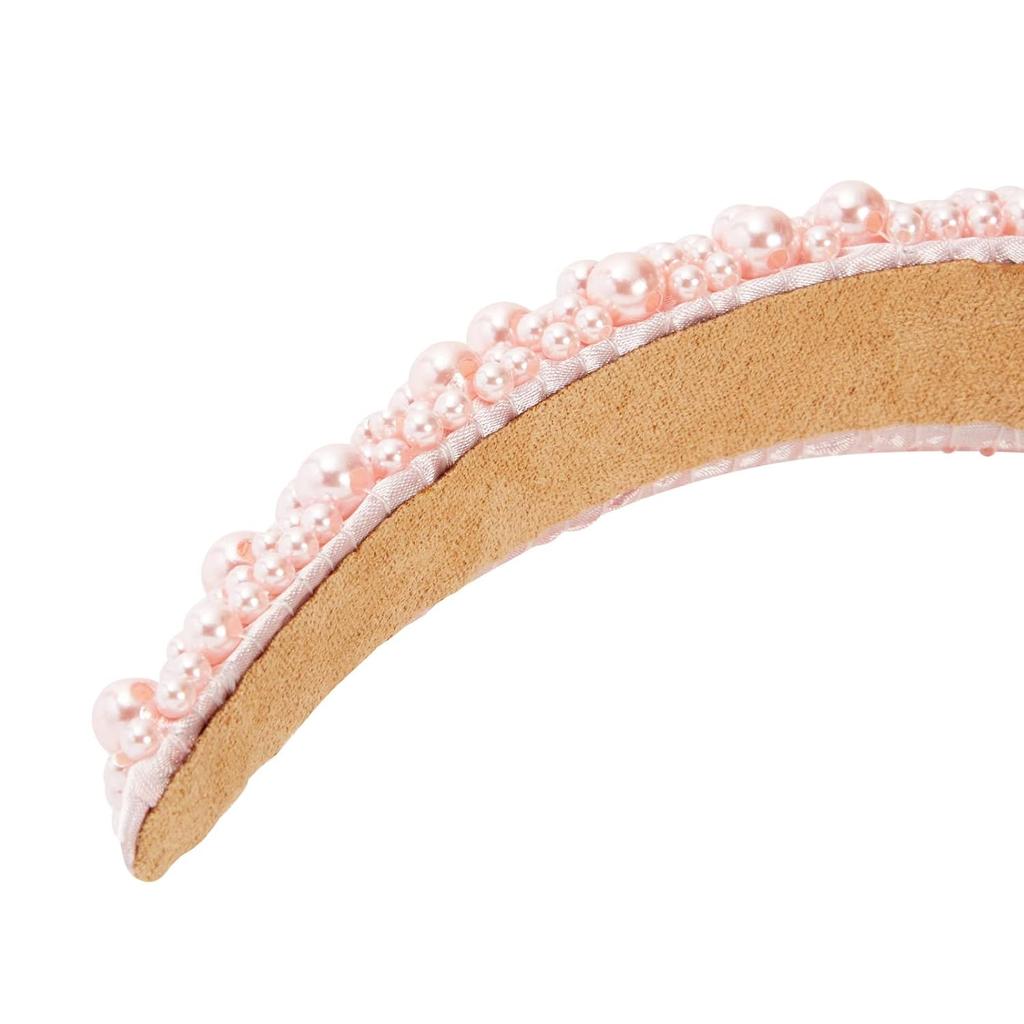 Glamlily Crystal Headbands - All-Day Comfort Hair Accessories - Glam Crystal & Pearl Headband - Versatile Styling Fashion Accessories - Pack of 2,
