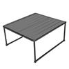 Camping Folding Table Outdoor Hiking Detachable Foldable Small Beach Table Multi Functional for BBQ Patio Travel L