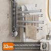 No-Drill Rotating Suction Cup Towel Rack