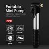 Portable 70PSI Aluminum Alloy 1pc Mini Folding Pump - Manual Inflator for Bicycles, Road Vehicles, Balls, and Toys