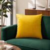 High-density Velvet Pillow Cover Solid Color Cover, Soft Plush Throw Case, 17.7x17.7 Inch Directional Smooth Cushion for Sofa, Bed, Office, Cozy Home