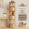 Yumei Shidai Solid Wood 360° Rotating Children's Bookshelf