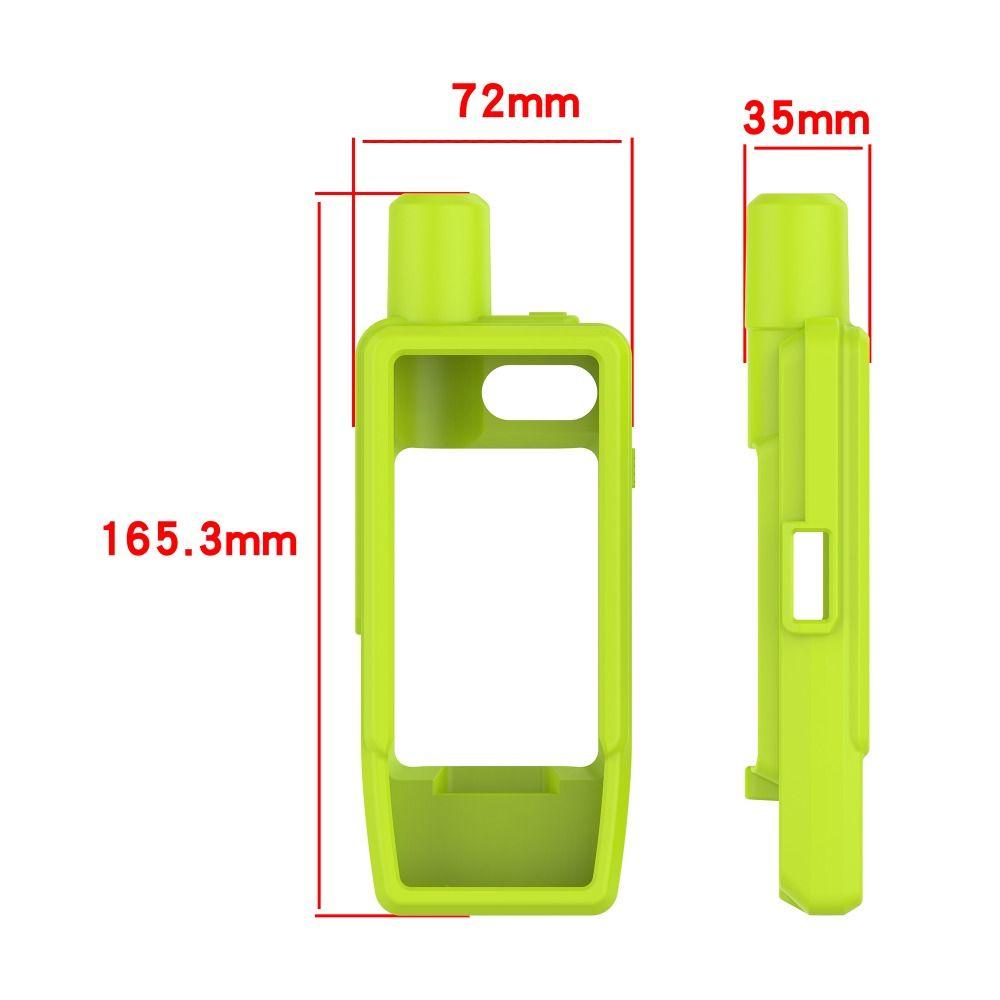 Soft Silicone Protective Cover Anti-fall Scratch Resistant Handheld GPS Device Case Shock Absorption for Garmin GPSMAP H1