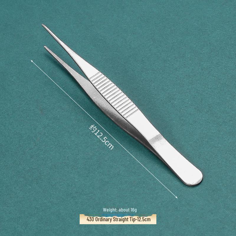 

Пінцети з нержавіючої сталі протиковзкі, ліктьові та з прямою головкою, для офтальмології та електротехнічного ремонту, довгий затискач для водної трави, доставка поштучно