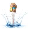Pool Floating Thermometer With String Rubber Capybara Floating Water Thermometer For Hot Tub Swimming Pools  Spas Hot Tubs