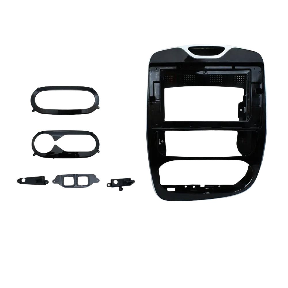 For Renault Clio BH98 KH98 2012–2019 10 Inch Car Radio Fascia Frame Kit Dashboard Panel with Wiring Harness 2DIN