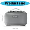 Travel Bag Pouch Electronic Accessories Organizers with Handle Carrying Case Shockproof Storage Bag for Data Cable Phone