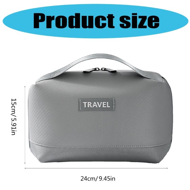 Travel Bag Pouch Electronic Accessories Organizers with Handle Carrying Case Shockproof Storage Bag for Data Cable Phone