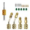 45/90/180 Degree R410a Metal Vacuum Adapter Thimble for R410a Charging Vacuum Port Adapter 5/16 To 1/4 SAE