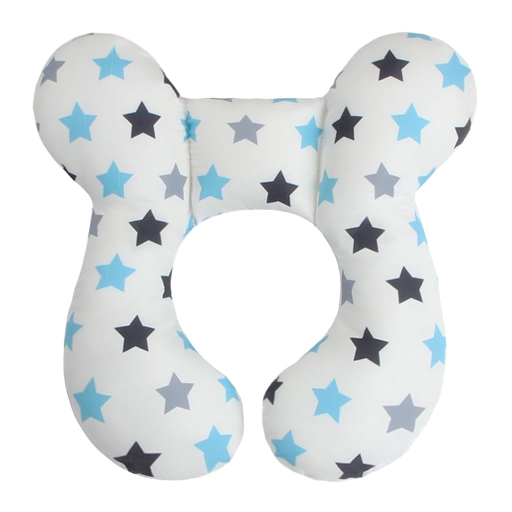 Kinderwagen, Kinderautositz, Kopfstütze, Cartoon-Muster, Nackenstütze, Nackenschutz, waschbar