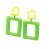 Korean Candy Color Cartoon Earrings - Trendy Summer Studs for Women with an Exquisite High-Class Feel.