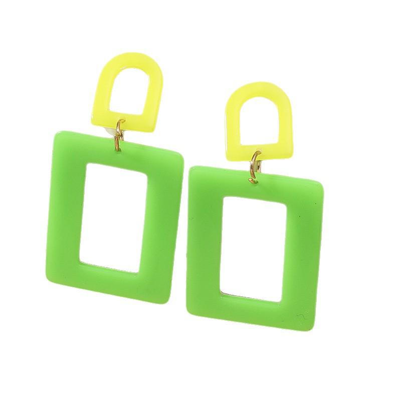 Korean Candy Color Cartoon Earrings - Trendy Summer Studs for Women with an Exquisite High-Class Feel.