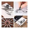 Mr. Pen - 19 Piece Sketch Pencils Set, Graphite Pencils (10B-6H) & Graphite Sticks, Eraser, Metal Sharpener for Drawing, Sketching, Shading, Art