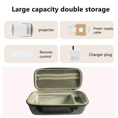 Projector Portable Storage Case Compatible with     The   Projector, Nylon Carrying Case Portable Storage Box Replacement