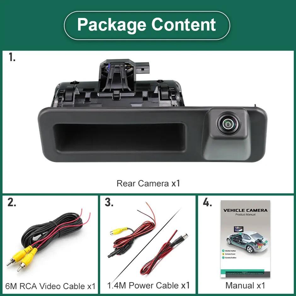 BMW Series & X Models High-Definition AHD 1080P Night Vision Waterproof Reversing Camera.