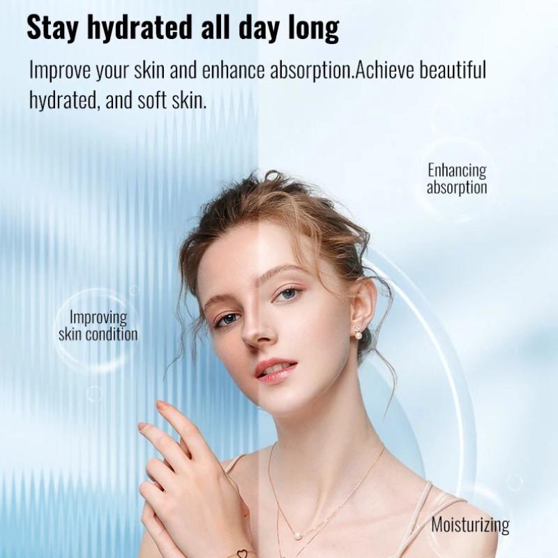 350W Portable Facial Steamer Professional Facial Ion Vapour Steamer Beauty Device Face Mist Spray Water Replenisher