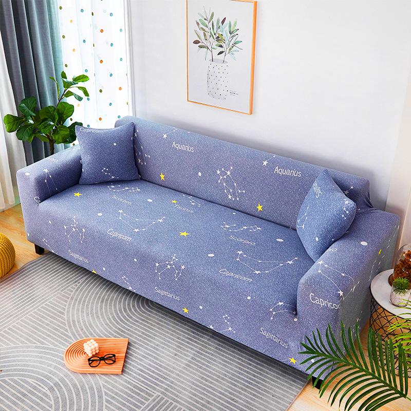 Capas em forma de L de 1/2/3/4 lugares estilo nórdico capas de sofá extensíveis de geometria simples para sala de estar, escritório, sala de estudo, sofá