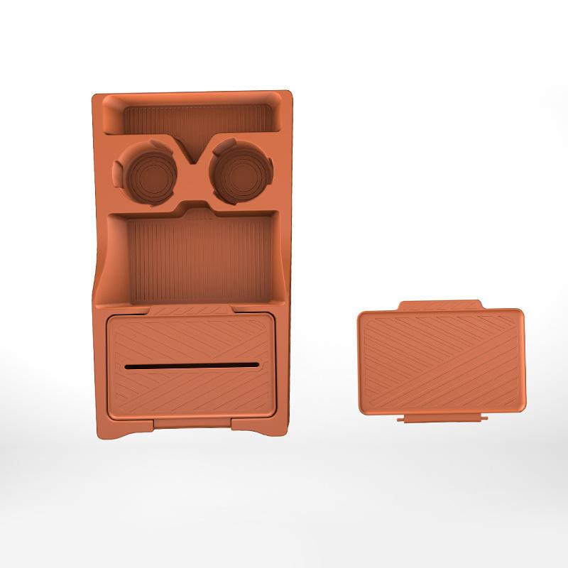 For BYD Formula Leopard Titanium 7 Center Console Lower Silicone Storage Box Car Storage Box Modification Supplies