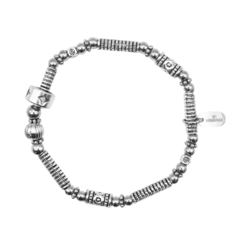 

821WEBSERVICE strpie bar bracelet silver