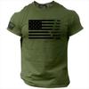 3D Printing Military Patriotic Abandoned Skull Men's T-Shirt Short Sleeve T-Shirt Sportswear 26 Tops Short T-Shirt