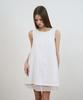 Dehebe Layered Chiffon Mini Dress [Ivory]