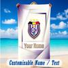 Beach Towel Custom Name Text, Quick Dry Large Towel For Beach HomeAnderlecht FC