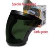 High-Definition Transparent Anti-Droplet Dustproof Protective Face Shield Goggles for Cycling