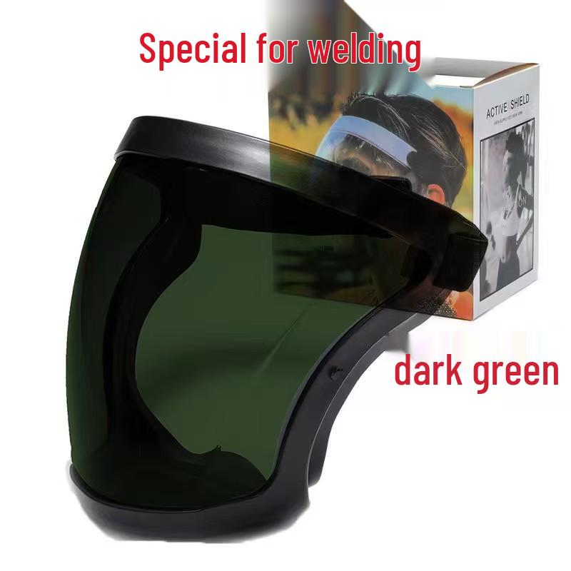 High-Definition Transparent Anti-Droplet Dustproof Protective Face Shield Goggles for Cycling