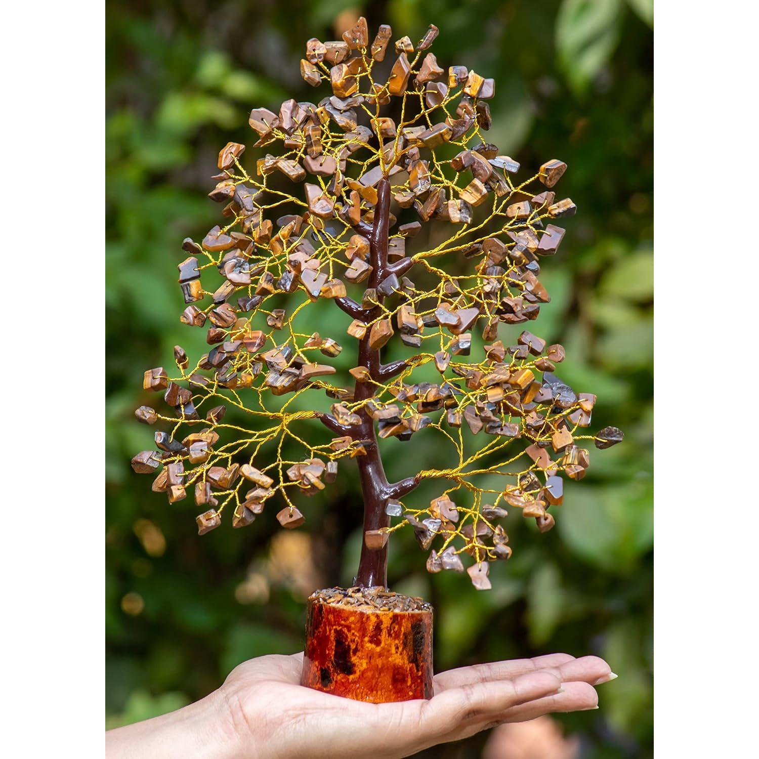 

Дерево из кристалла Тигровый глаз, сувенир на удачу для предметов домашнего декора, кристаллы, драгоценные камни, бонсай, денежное дерево на удачу, для украшения, подарок