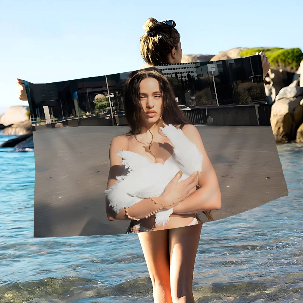 Singer Rosalia Motomami Microfiber Blanket Quick Drying Beach Towels Oversized Printing Super Absorbent Pool Towel Blanket