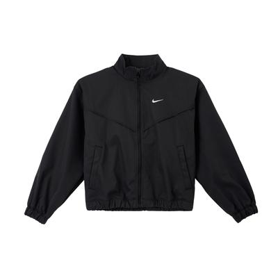 Sportbekleidung Große Kinder Gewebte Jacke Schwarz FZ5557-010