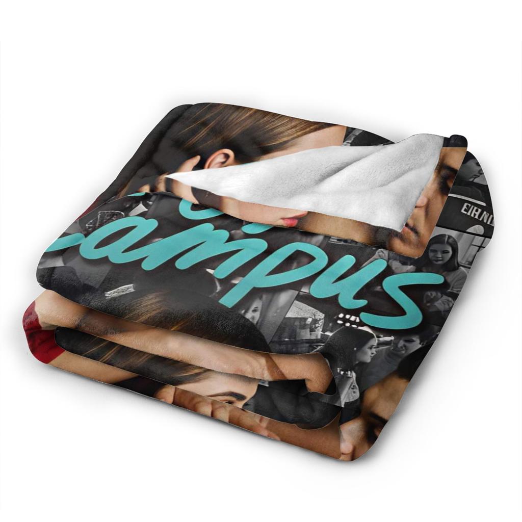 Garrett and Hannah Off Campus Blanket Warm Soft Fluffy Plush Bedding Throws For Girls Boys Outdoor Flannel Bedspread Bed Cover
