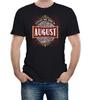 Mens Only Legends Are Born In August Birthday T-Shirt Month Gift Present