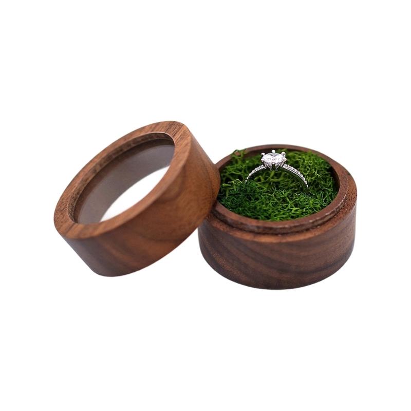 Rings Display Box Wood Rings Storage Case Jewellery Organiser Storage Chest For Engagement Proposal Jewelry Display