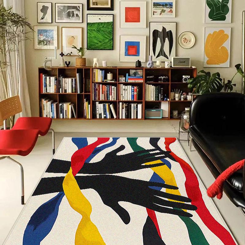 Abstract Creative Carpet for Living Room Decor Sofa Table Large Area Rugs Bedroom Kitchen Hallway Balcony Floor Mat Anti-slip