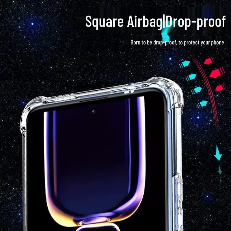 Průhledný kryt s airbagem pro Redmi K80 Pro/Note 12 Pro