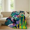Adventure Anime C-cyberPunkS Blanket For Sofa Office Bed Plane Travel Sleep Read Relax Camping Soft And Warm