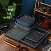 Changbaosen Portable Tea Tray with Drainage