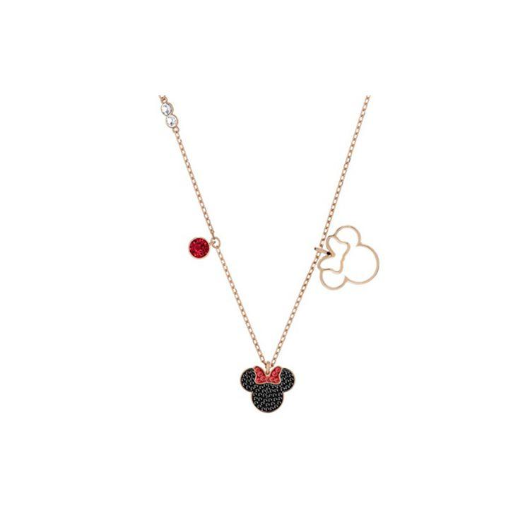 

Swarovski Disney Minnie Rose Gold Plated Necklace Women necklace 5429090 Box (Random Color)
