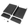 45*122*160mm Aluminum Shell Aluminum Alloy Matte Black Aluminum Case with Bending Plate Aluminum Extruder Case