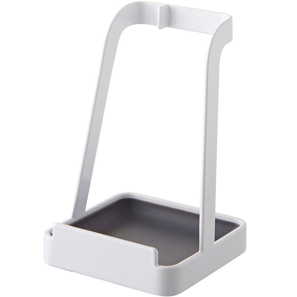 Yamazaki Ladle Pot Lid Stand White Approximately W10D10H15cm Tower Holder 2248