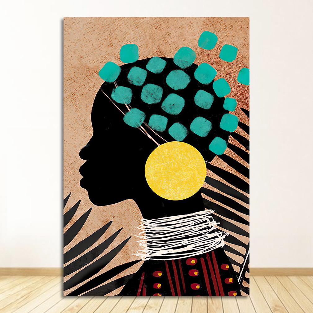 Wall Art Canvas Painting Abstract Nordic Posters And Prints Wall Pictures For Living Room Decor African Traditional Tribal Style